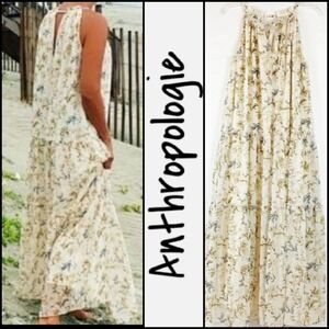 NEW! DREW Anthropologie Naomi Boho Long Maxi Dress Medium.
